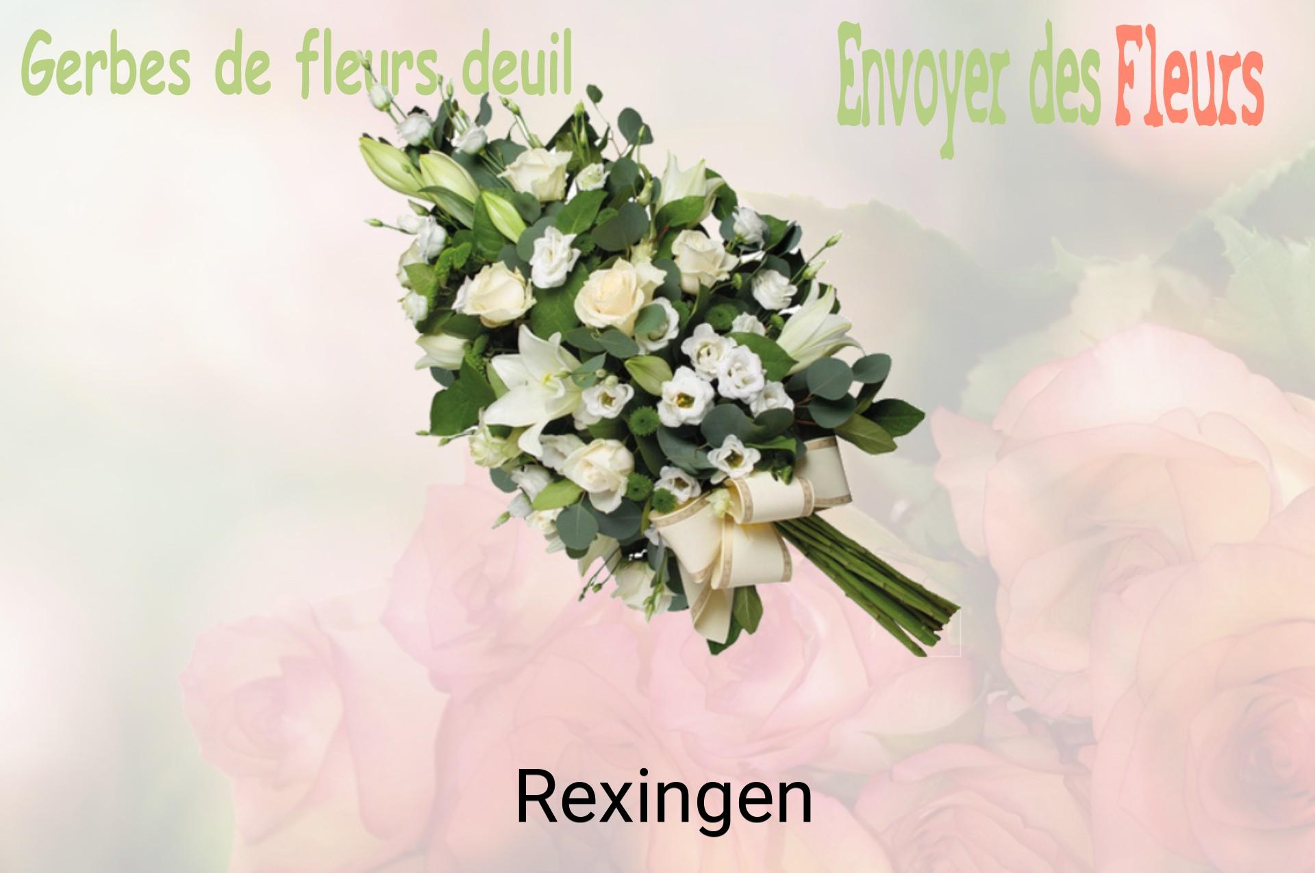 Gerbe de fleurs de deuil livrée à Rexingen